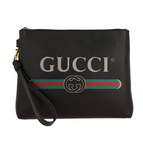 gucci printed black bag|black gucci bag vintage.